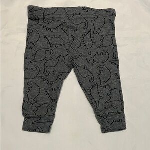 “Bundle 10/$13” Peanutshell 3M Gray Dinosaur Print Baby Leggings pants